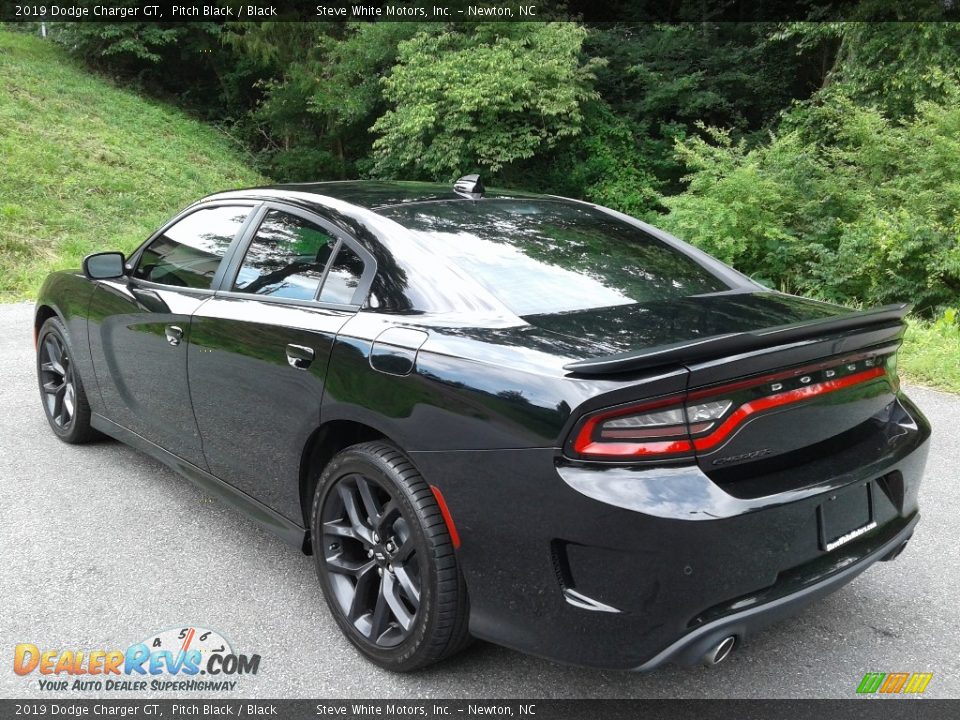 2019 Dodge Charger GT Pitch Black / Black Photo #8