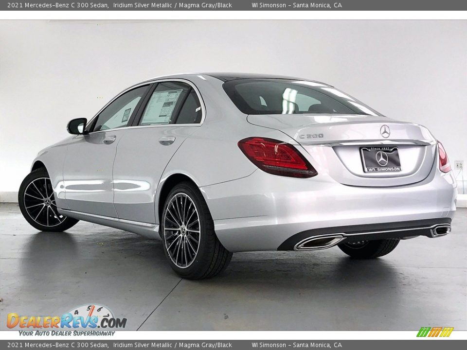 2021 Mercedes-Benz C 300 Sedan Iridium Silver Metallic / Magma Gray/Black Photo #2