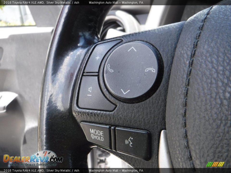 2018 Toyota RAV4 XLE AWD Silver Sky Metallic / Ash Photo #5