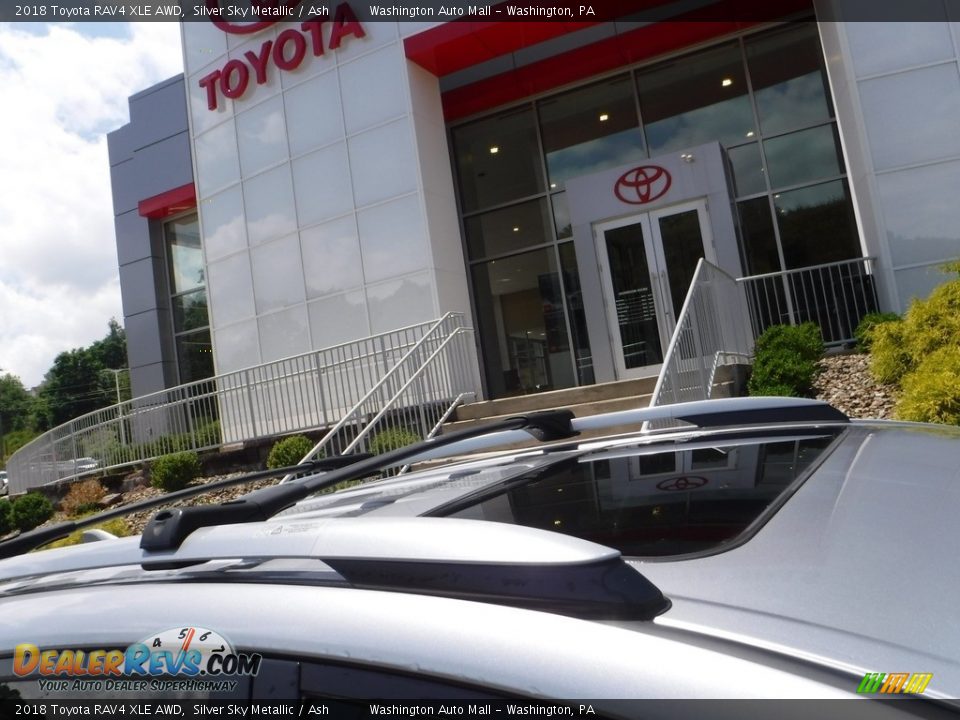 2018 Toyota RAV4 XLE AWD Silver Sky Metallic / Ash Photo #7