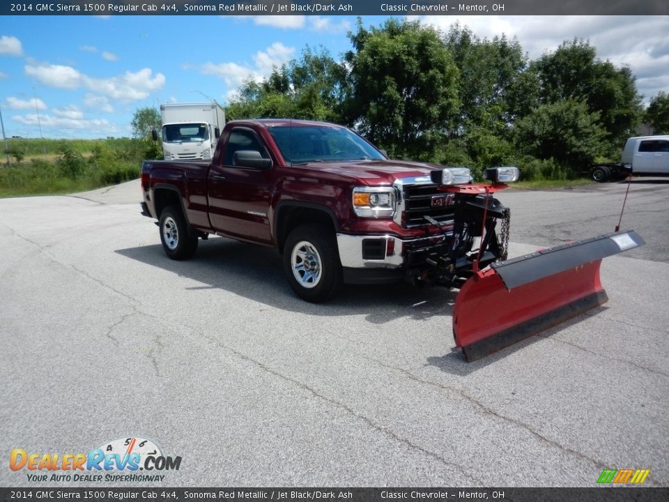 2014 GMC Sierra 1500 Regular Cab 4x4 Sonoma Red Metallic / Jet Black/Dark Ash Photo #3