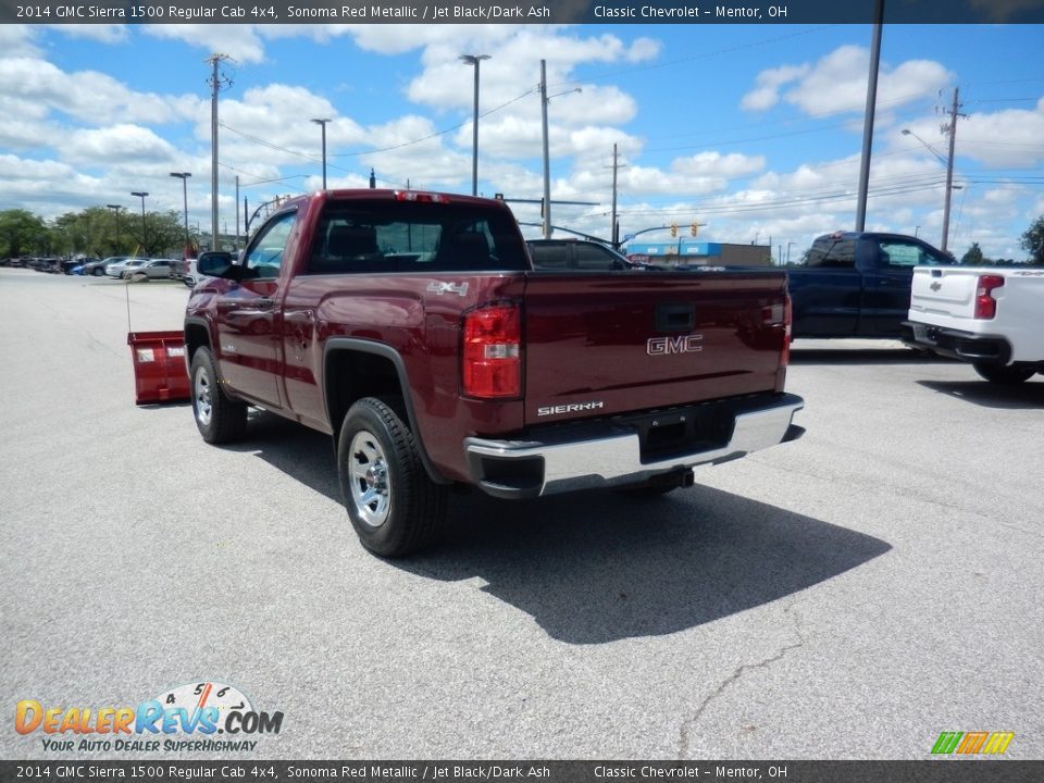 2014 GMC Sierra 1500 Regular Cab 4x4 Sonoma Red Metallic / Jet Black/Dark Ash Photo #8