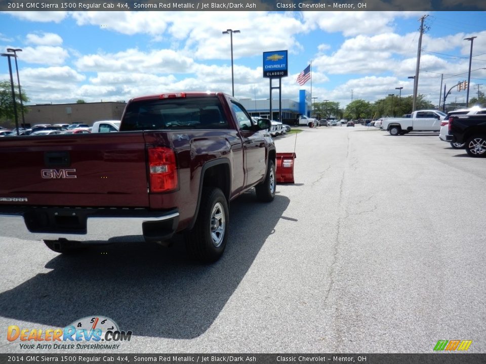 2014 GMC Sierra 1500 Regular Cab 4x4 Sonoma Red Metallic / Jet Black/Dark Ash Photo #9