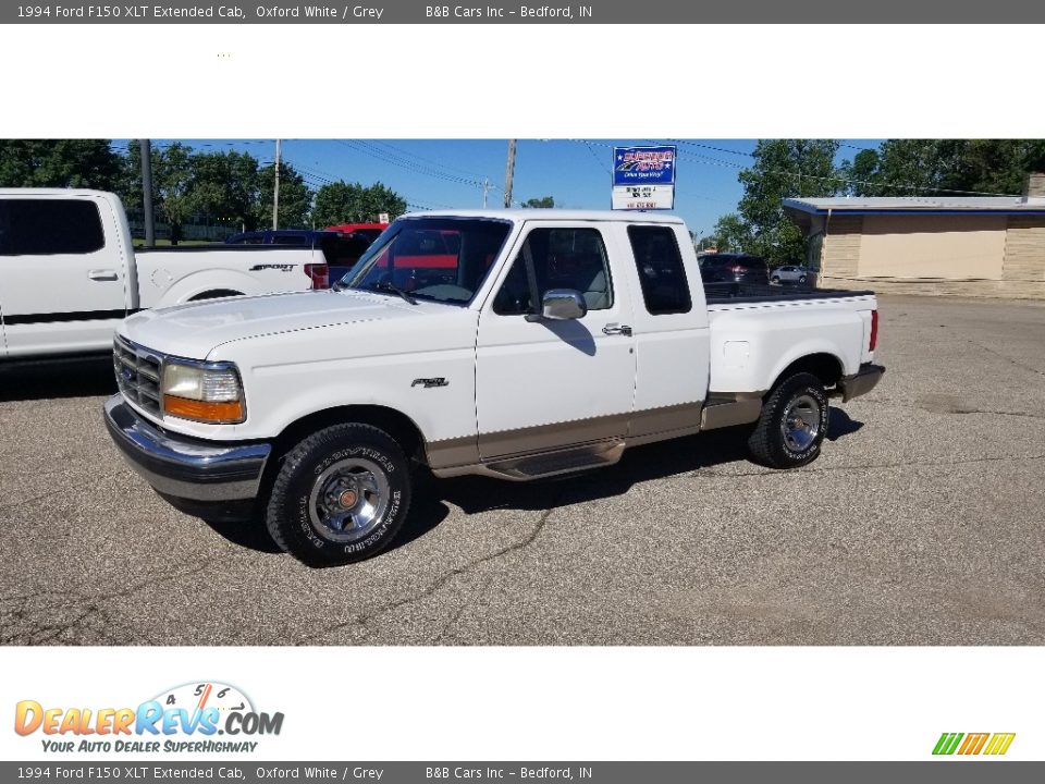1994 Ford F150 XLT Extended Cab Oxford White / Grey Photo #1
