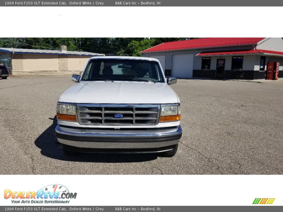 1994 Ford F150 XLT Extended Cab Oxford White / Grey Photo #2