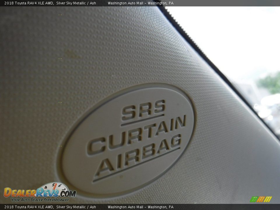 2018 Toyota RAV4 XLE AWD Silver Sky Metallic / Ash Photo #19