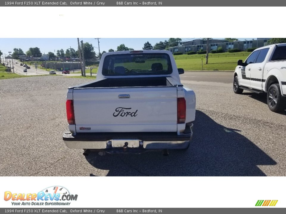 1994 Ford F150 XLT Extended Cab Oxford White / Grey Photo #5