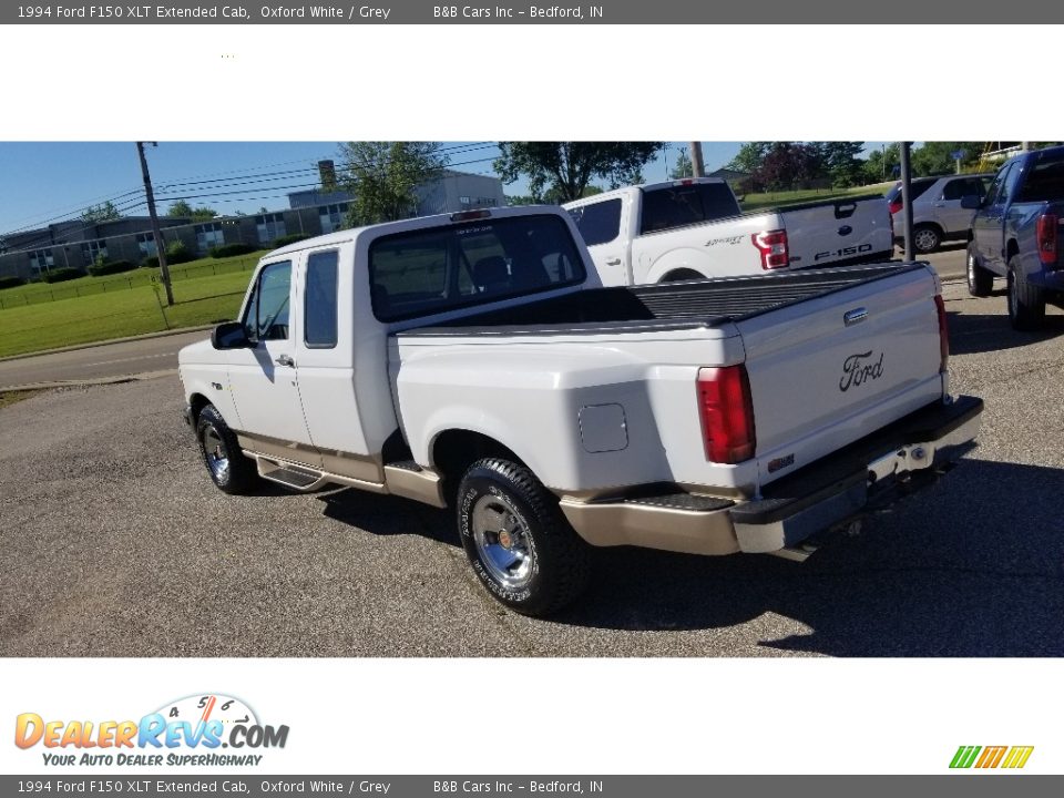 1994 Ford F150 XLT Extended Cab Oxford White / Grey Photo #6