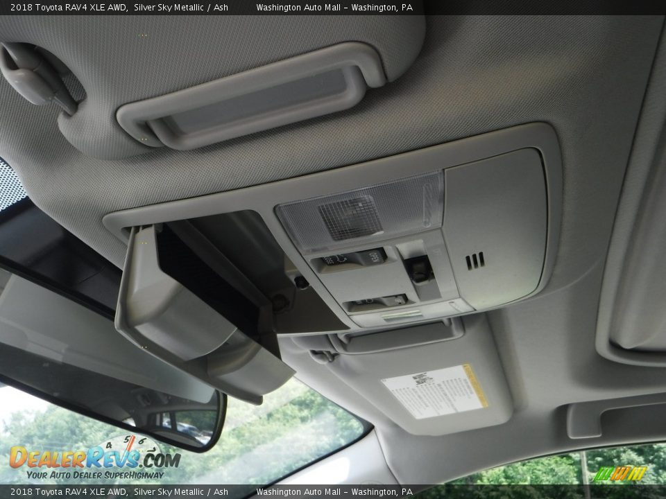 2018 Toyota RAV4 XLE AWD Silver Sky Metallic / Ash Photo #22