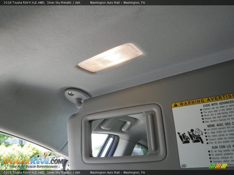 2018 Toyota RAV4 XLE AWD Silver Sky Metallic / Ash Photo #23