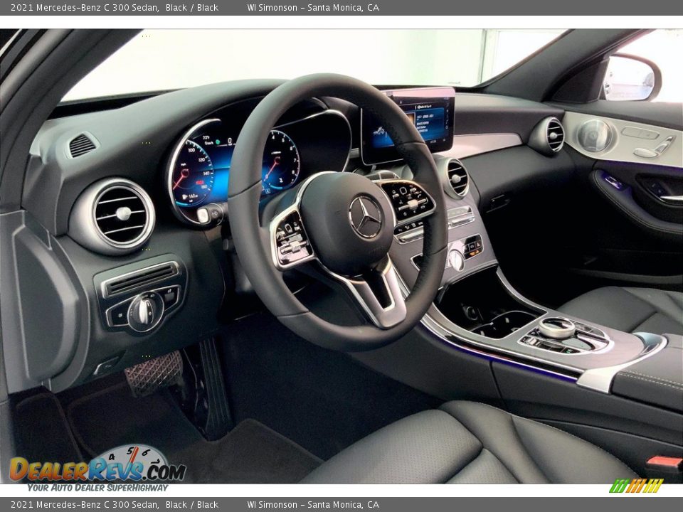 2021 Mercedes-Benz C 300 Sedan Black / Black Photo #4