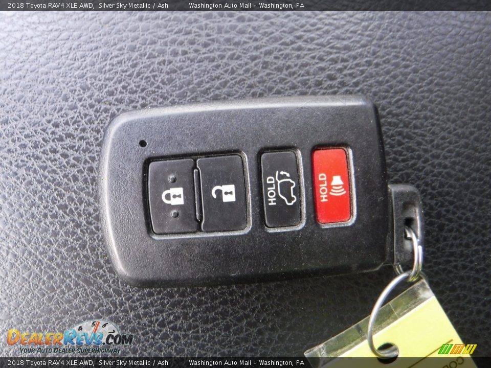 2018 Toyota RAV4 XLE AWD Silver Sky Metallic / Ash Photo #28