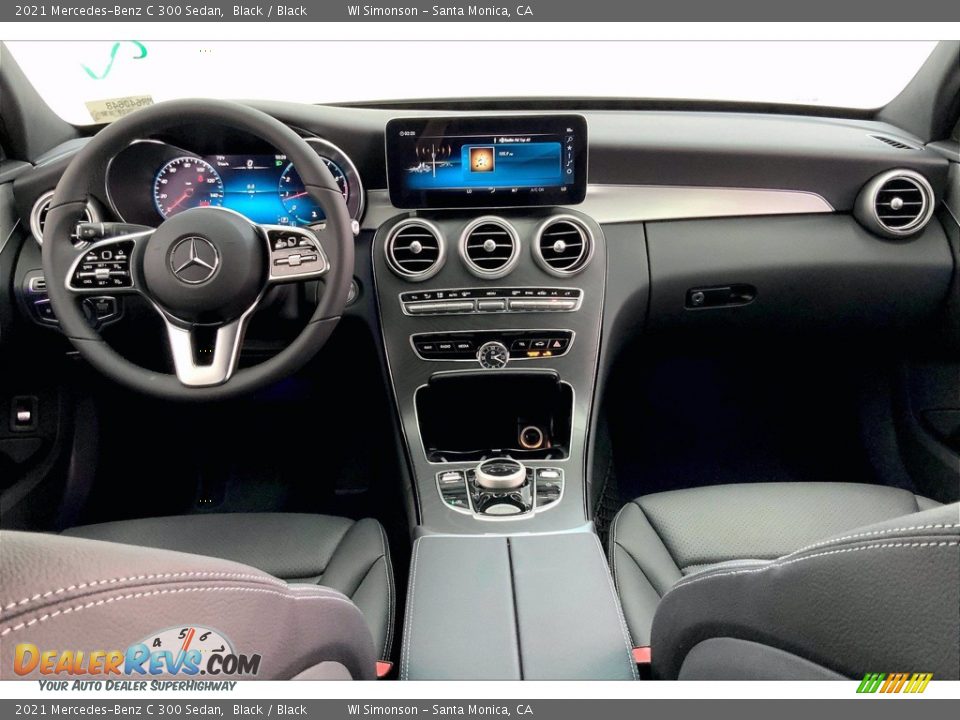 2021 Mercedes-Benz C 300 Sedan Black / Black Photo #6
