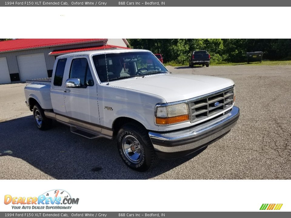 1994 Ford F150 XLT Extended Cab Oxford White / Grey Photo #14
