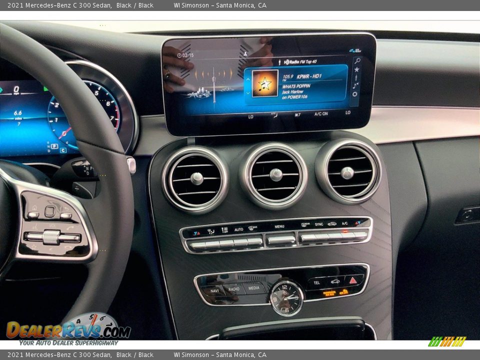 2021 Mercedes-Benz C 300 Sedan Black / Black Photo #7