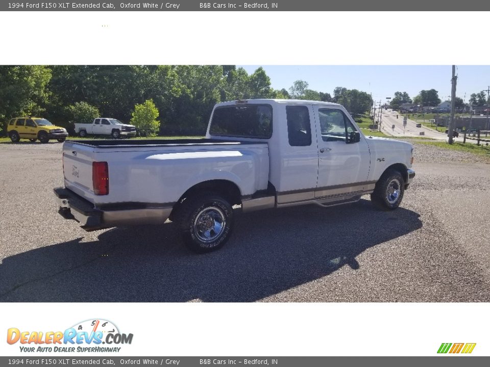 1994 Ford F150 XLT Extended Cab Oxford White / Grey Photo #15