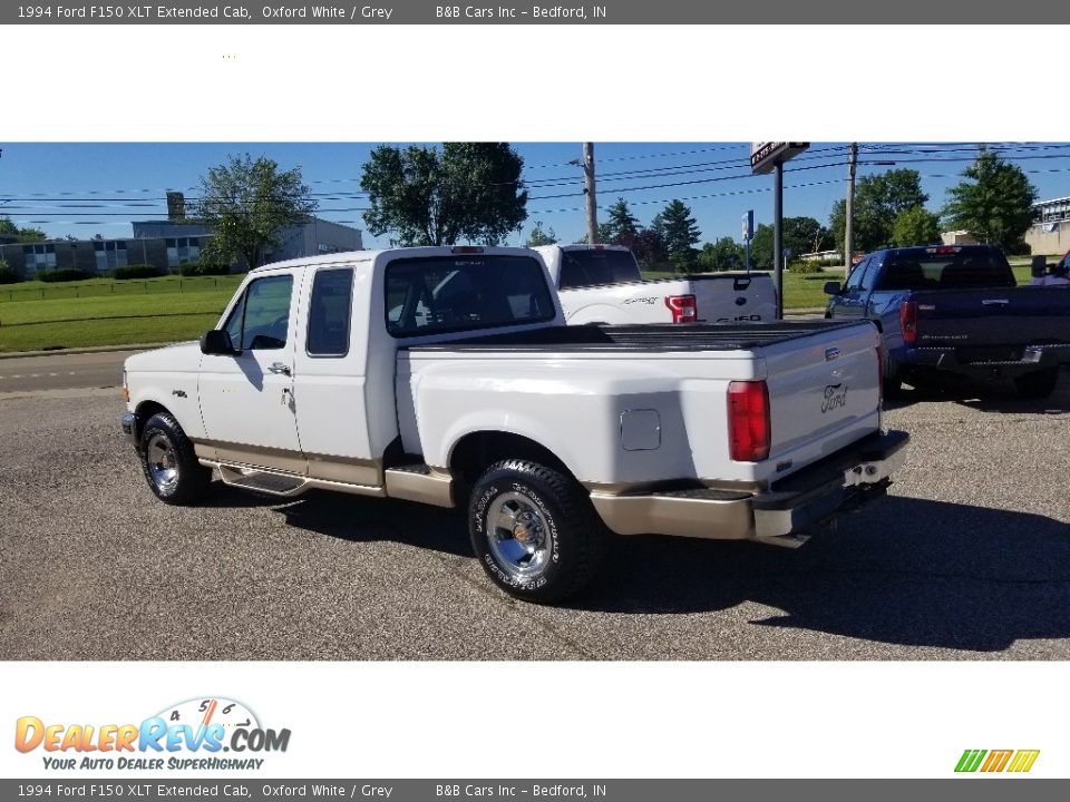 1994 Ford F150 XLT Extended Cab Oxford White / Grey Photo #16