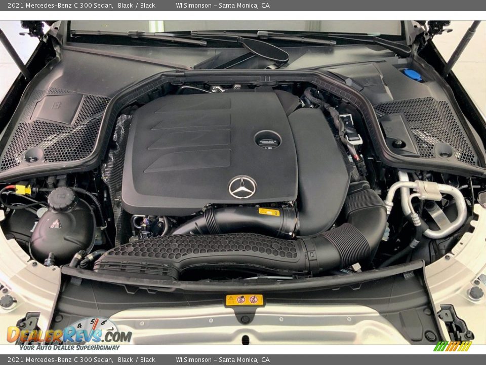 2021 Mercedes-Benz C 300 Sedan Black / Black Photo #9