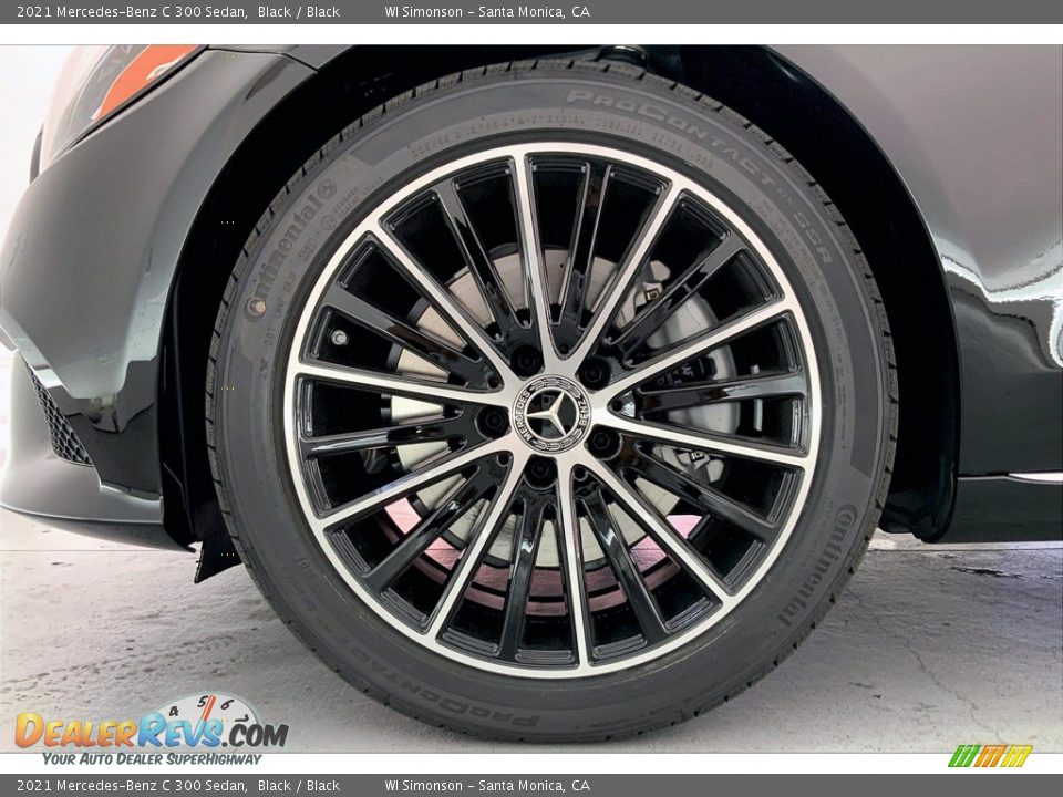 2021 Mercedes-Benz C 300 Sedan Black / Black Photo #10