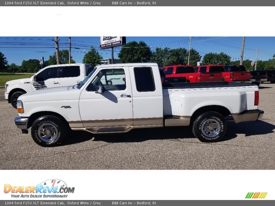 1994 Ford F150 XLT Extended Cab Oxford White / Grey Photo #20