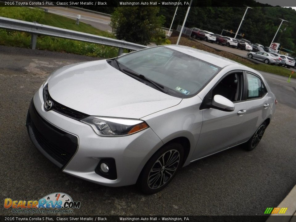 2016 Toyota Corolla S Plus Classic Silver Metallic / Black Photo #10