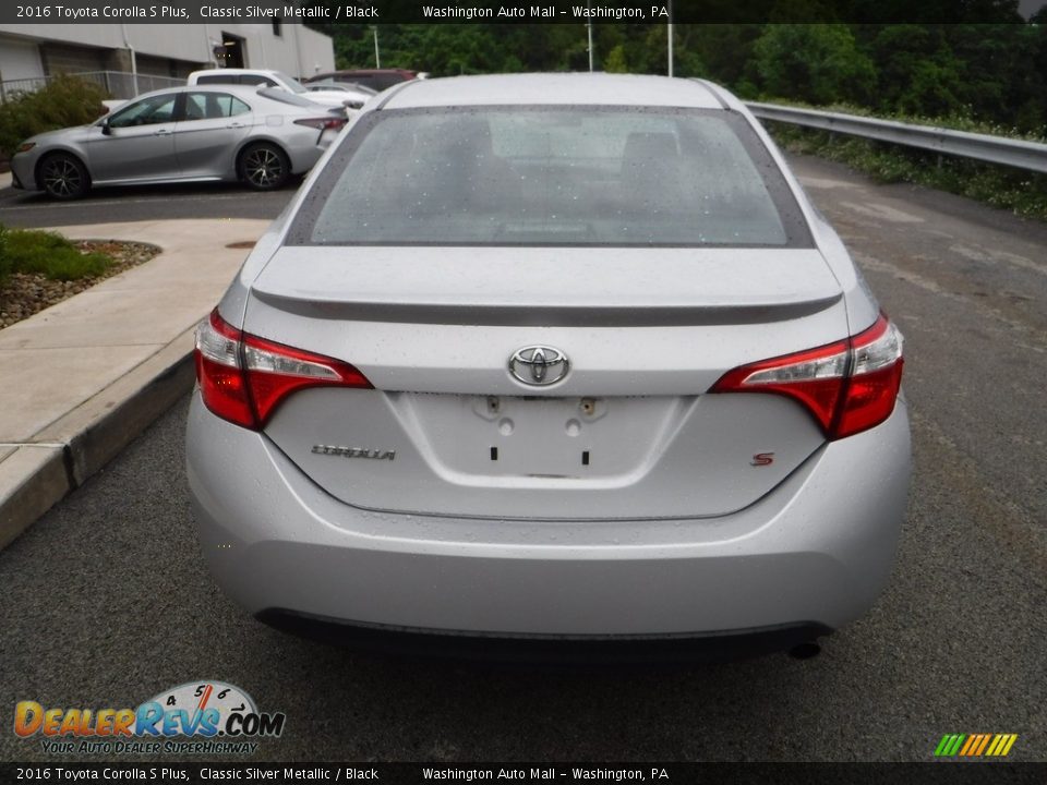 2016 Toyota Corolla S Plus Classic Silver Metallic / Black Photo #13