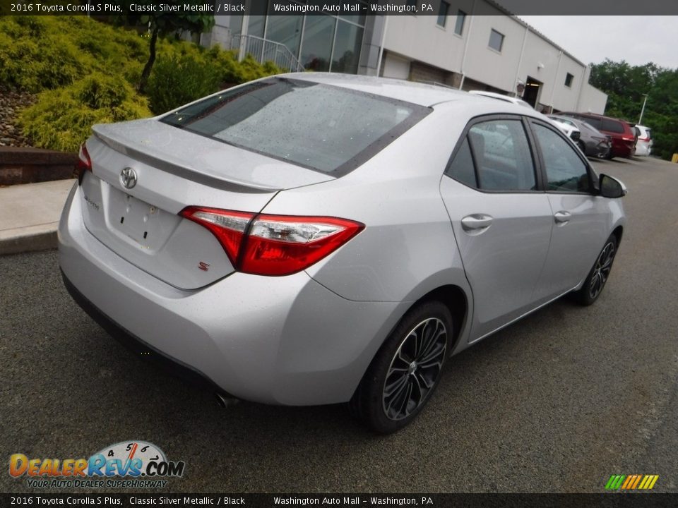 2016 Toyota Corolla S Plus Classic Silver Metallic / Black Photo #14