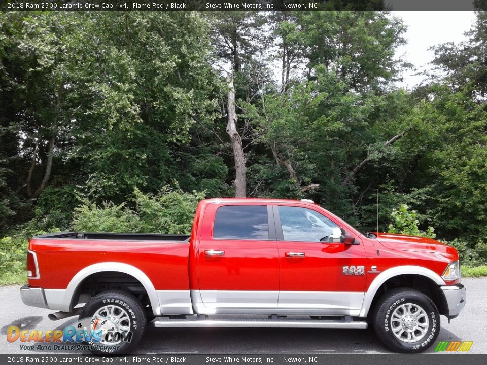 2018 Ram 2500 Laramie Crew Cab 4x4 Flame Red / Black Photo #5