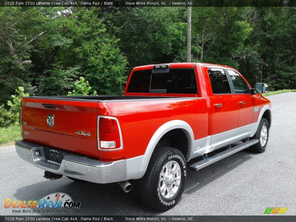 2018 Ram 2500 Laramie Crew Cab 4x4 Flame Red / Black Photo #6