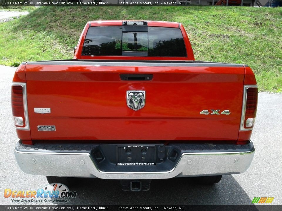 2018 Ram 2500 Laramie Crew Cab 4x4 Flame Red / Black Photo #8