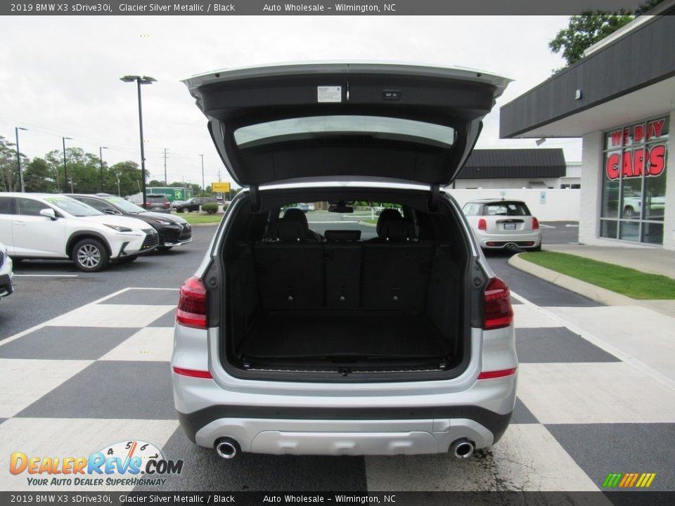 2019 BMW X3 sDrive30i Glacier Silver Metallic / Black Photo #5
