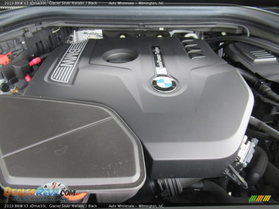 2019 BMW X3 sDrive30i Glacier Silver Metallic / Black Photo #6