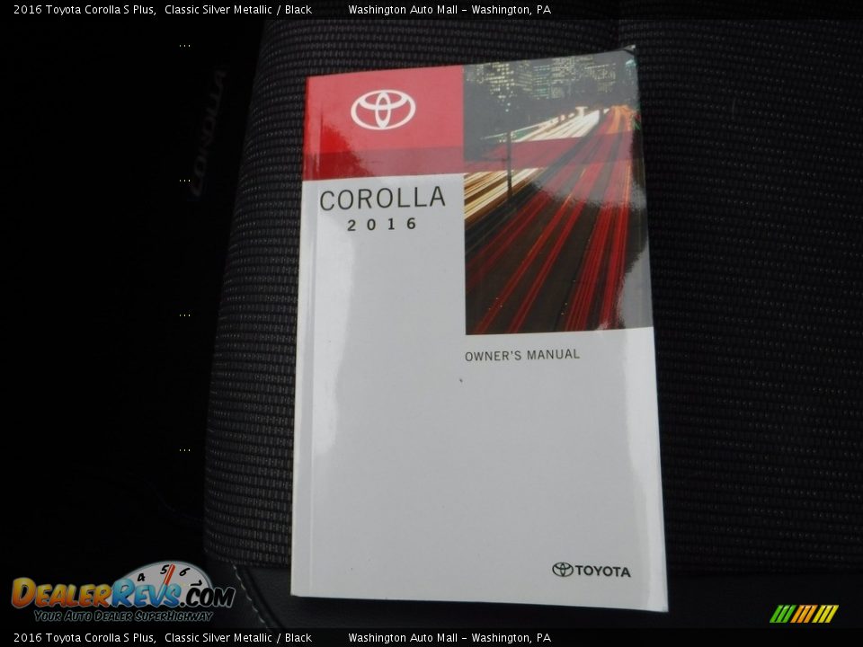2016 Toyota Corolla S Plus Classic Silver Metallic / Black Photo #26