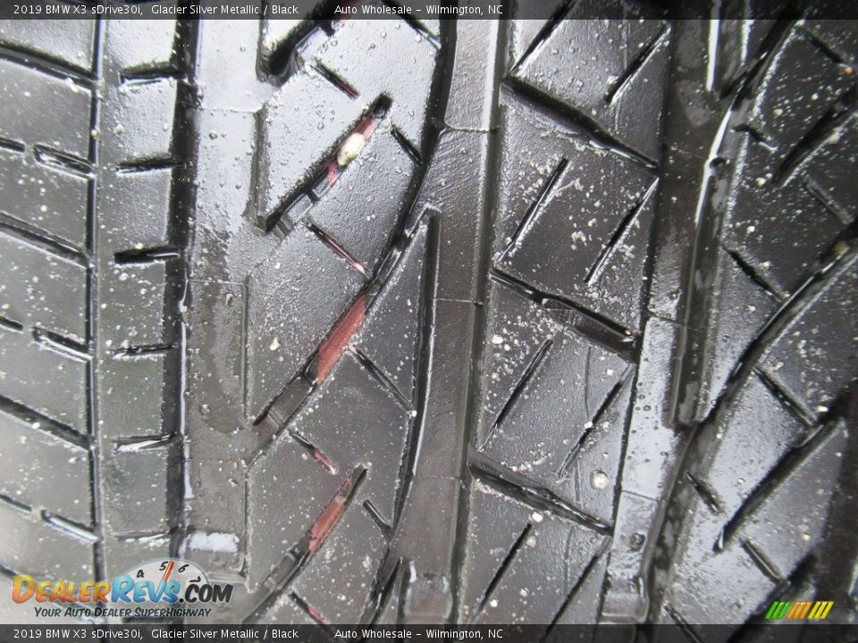 2019 BMW X3 sDrive30i Glacier Silver Metallic / Black Photo #8