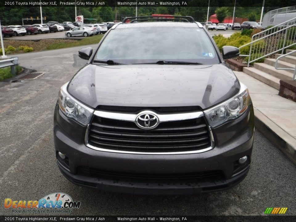 2016 Toyota Highlander XLE Predawn Gray Mica / Ash Photo #10