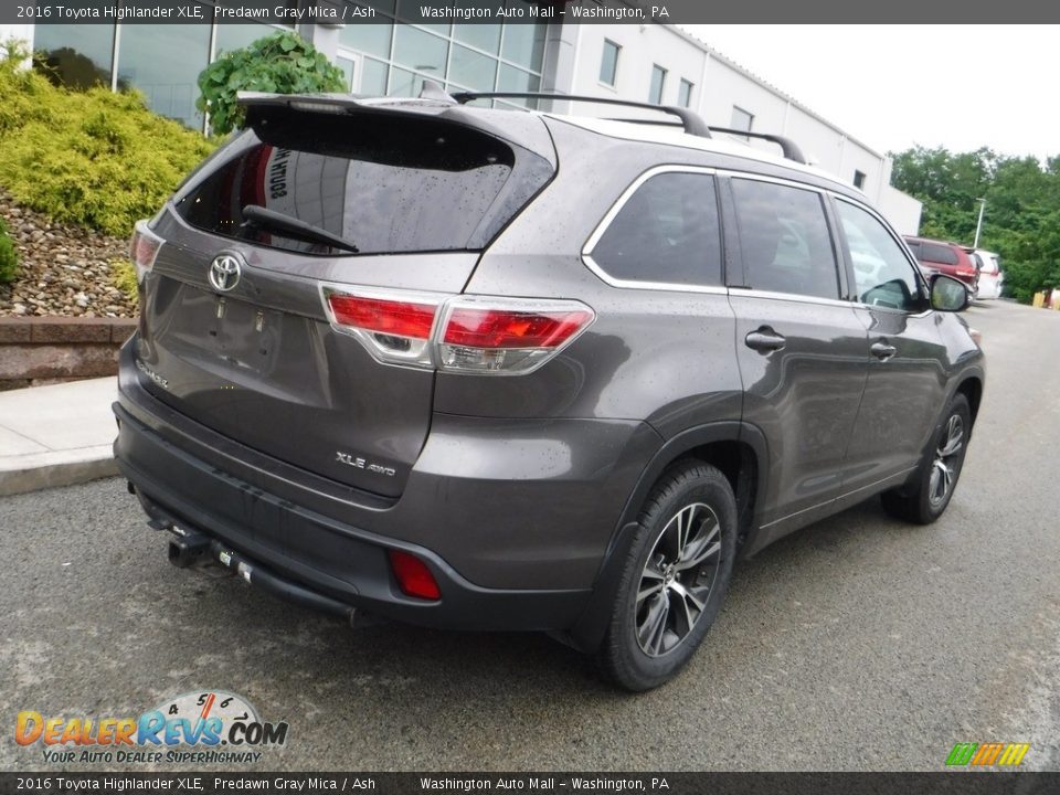 2016 Toyota Highlander XLE Predawn Gray Mica / Ash Photo #14