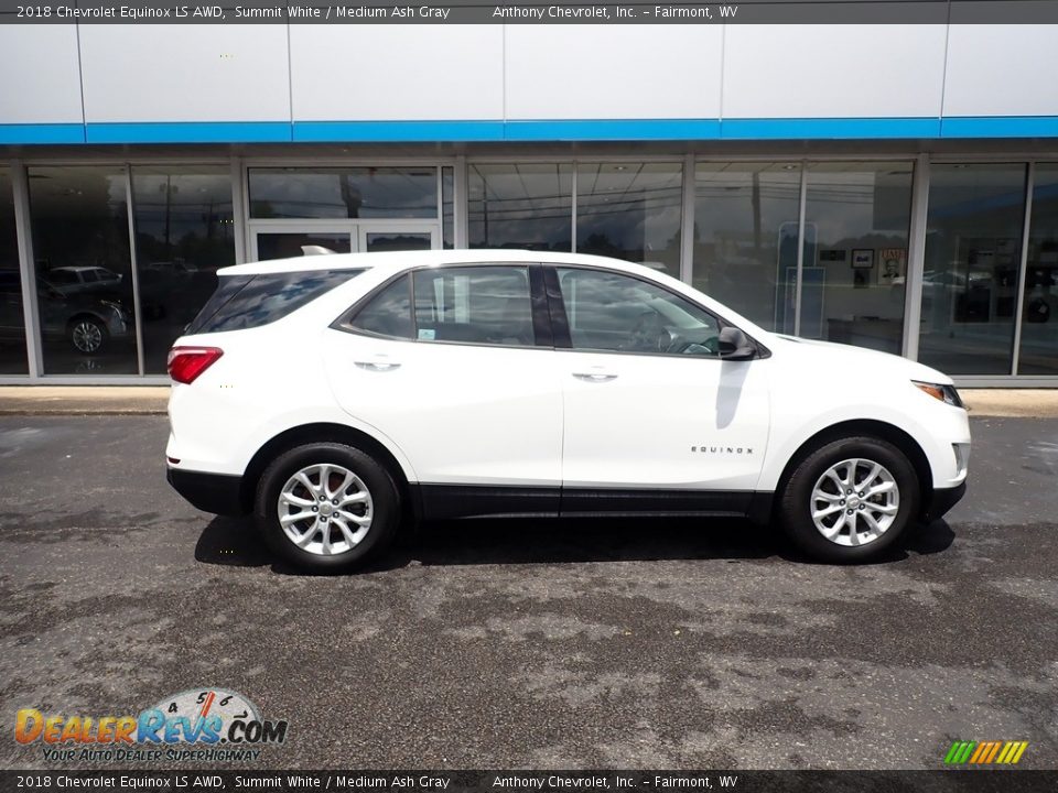 2018 Chevrolet Equinox LS AWD Summit White / Medium Ash Gray Photo #3