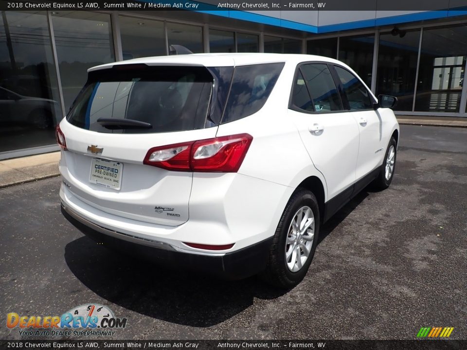 2018 Chevrolet Equinox LS AWD Summit White / Medium Ash Gray Photo #4