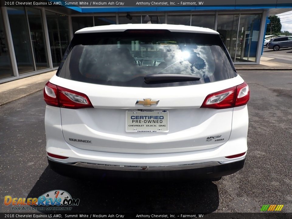 2018 Chevrolet Equinox LS AWD Summit White / Medium Ash Gray Photo #5