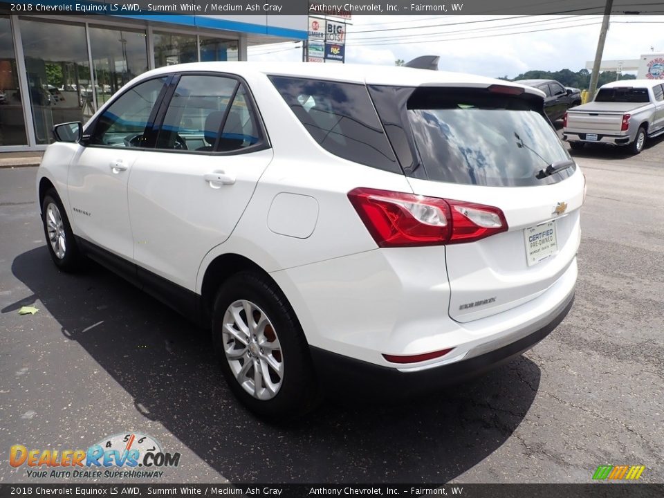 2018 Chevrolet Equinox LS AWD Summit White / Medium Ash Gray Photo #6