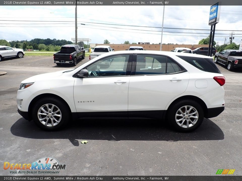 2018 Chevrolet Equinox LS AWD Summit White / Medium Ash Gray Photo #7