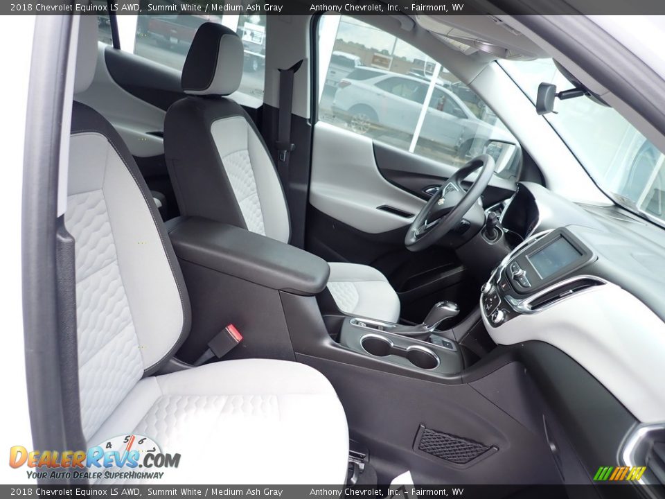 2018 Chevrolet Equinox LS AWD Summit White / Medium Ash Gray Photo #10