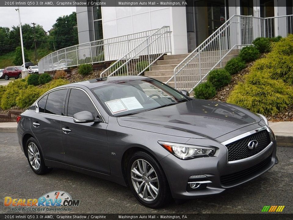 Front 3/4 View of 2016 Infiniti Q50 3.0t AWD Photo #1
