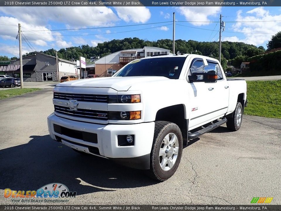 2018 Chevrolet Silverado 2500HD LTZ Crew Cab 4x4 Summit White / Jet Black Photo #1