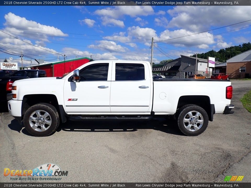 2018 Chevrolet Silverado 2500HD LTZ Crew Cab 4x4 Summit White / Jet Black Photo #3