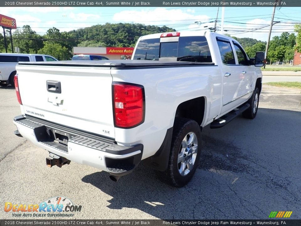 2018 Chevrolet Silverado 2500HD LTZ Crew Cab 4x4 Summit White / Jet Black Photo #6