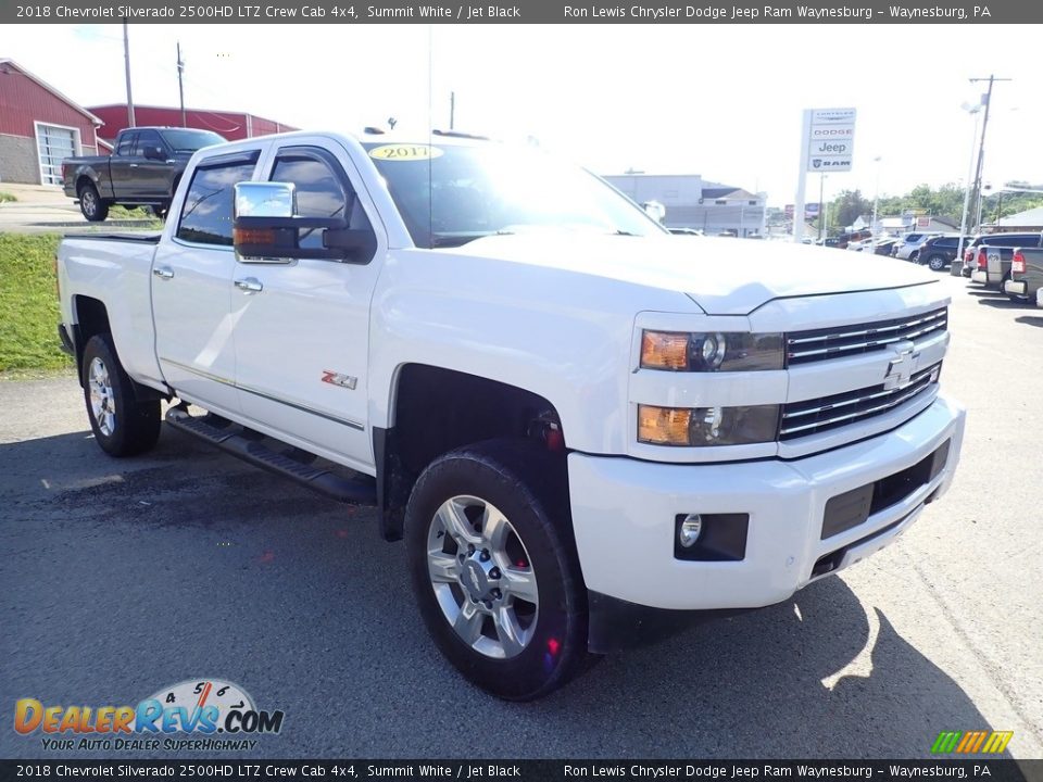 2018 Chevrolet Silverado 2500HD LTZ Crew Cab 4x4 Summit White / Jet Black Photo #8