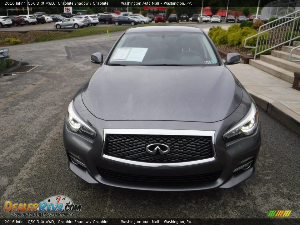 2016 Infiniti Q50 3.0t AWD Graphite Shadow / Graphite Photo #11