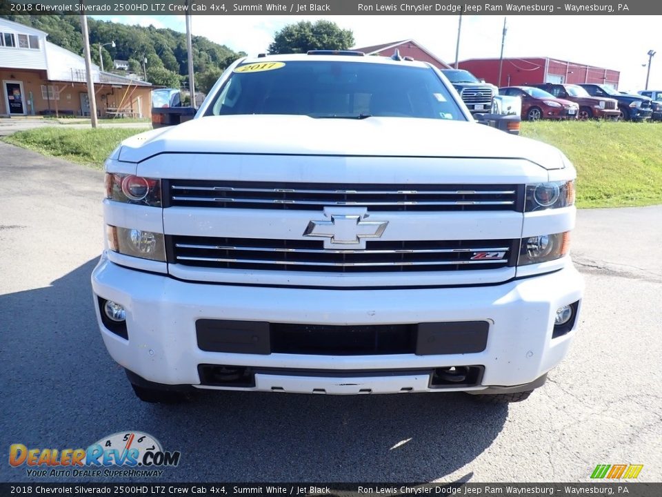 2018 Chevrolet Silverado 2500HD LTZ Crew Cab 4x4 Summit White / Jet Black Photo #9