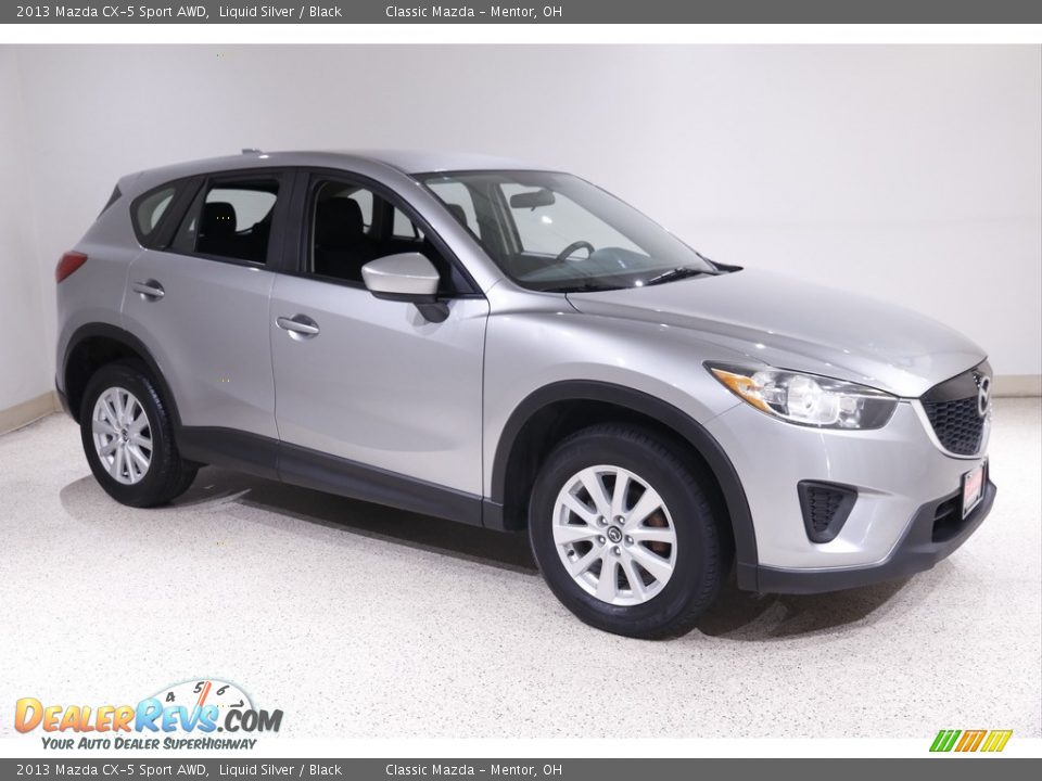 2013 Mazda CX-5 Sport AWD Liquid Silver / Black Photo #1